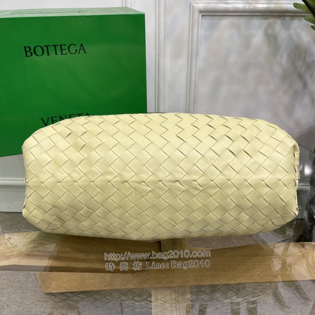 Bottega veneta高端女包 98062寬編織 寶緹嘉純手工編織羔羊皮女包 BV經典款大號編織雲朵包  gxz1404